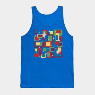 Mid Century Modern Design "TV Stars" Tank Top